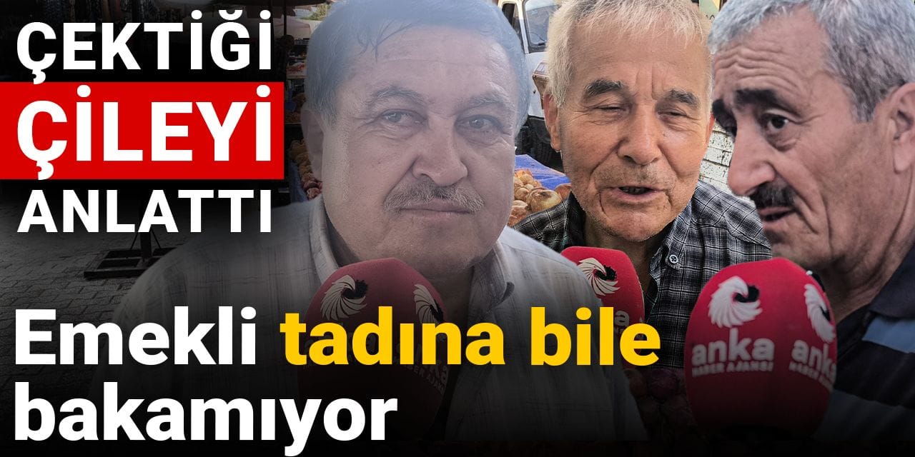 Emekli tadına bile bakamıyor: Çektiği çileyi anlattı