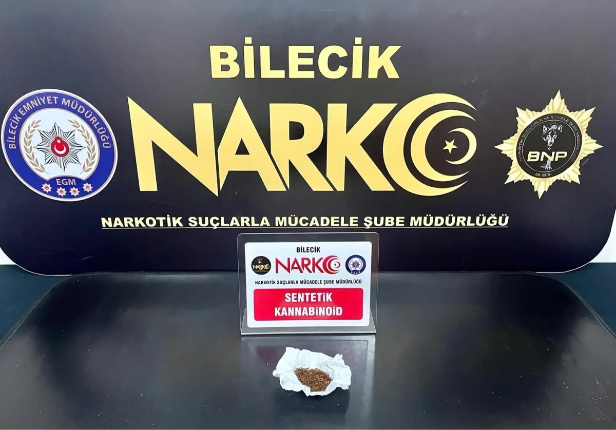 Bilecik’te Uyuşturucu Operasyonu: 1 Gözaltı