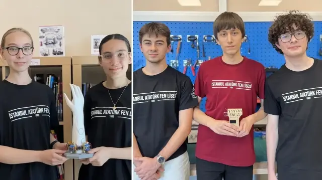 İstanbul’daki Fen Lisesi öğrencileri uluslararası yarışmalarda Türkiye’nin gururu oldu