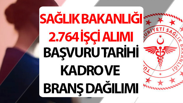 SAĞLIK BAKANLIĞI İŞÇİ ALIMI 2025 BAŞVURU EKRANI VE TARİHLERİ|| İŞKUR Sağlık Bakanlığı 2 bin 764 sürekli işçi alımı başvuruları bitti mi, nasıl yapılır, şartları neler? İşte, kadro ve branş dağılımı