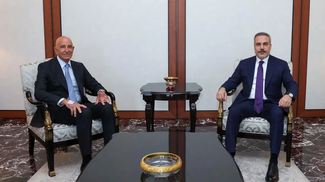 Dışişleri Bakanı Hakan Fidan, ABD’nin Ankara Büyükelçisi Tom Barrack ile bir araya geldi