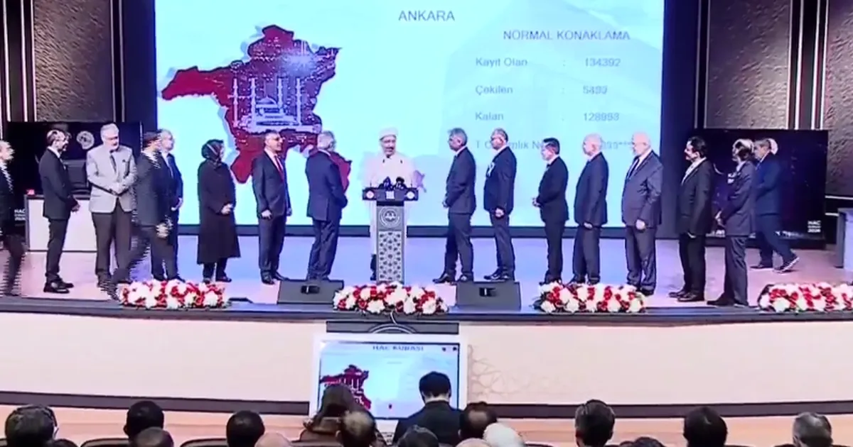 Hac kuraları çekildi! Sonuçlar saat 20’de E-Devlet’te