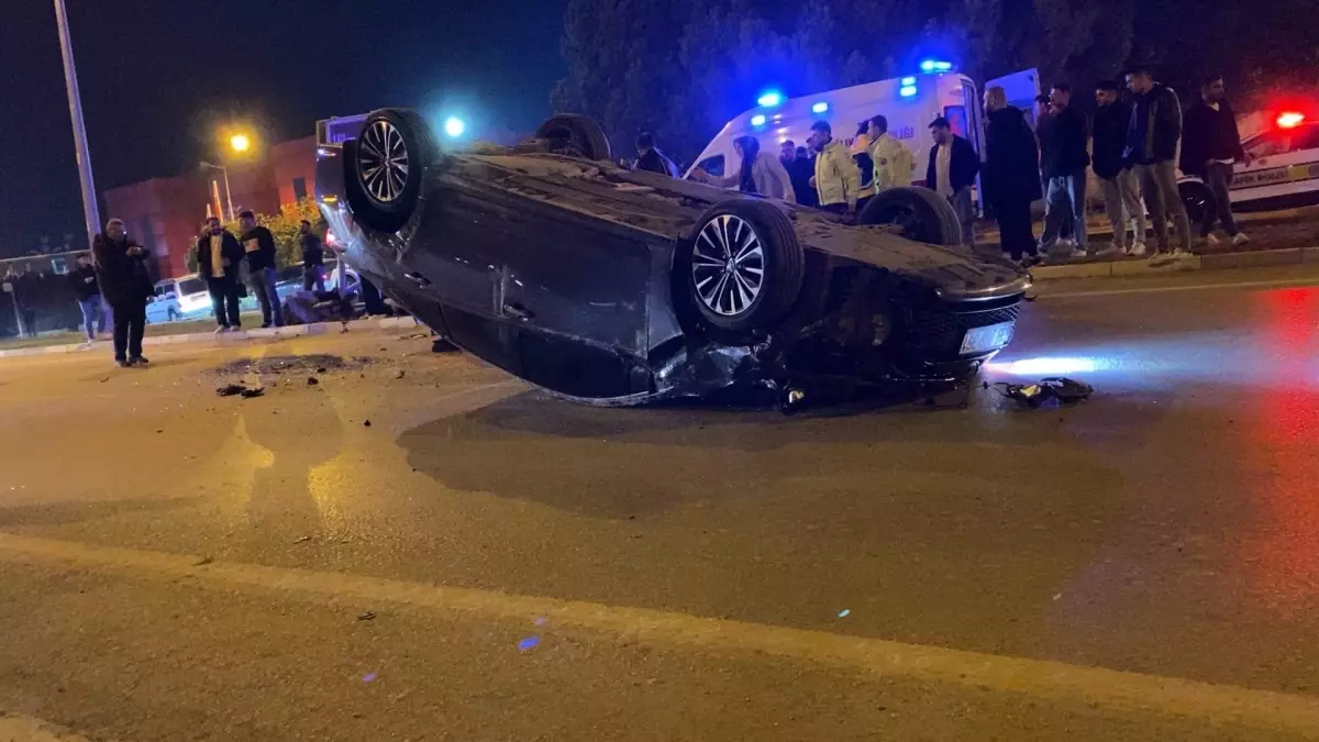 İnegöl’de Trafik Kazası: 2 Yaralı
