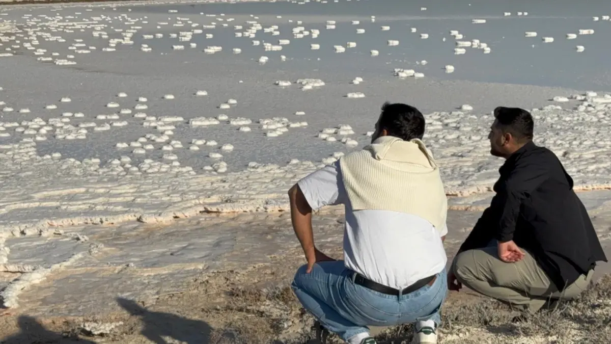 Tuz Gölü’nde Kuraklık ve Güzel Tuz Kütleleri