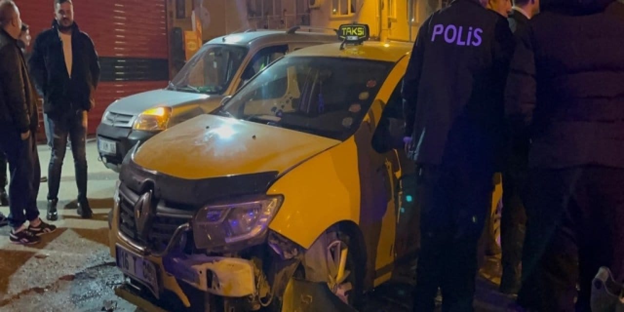 Bursa’da film gibi olay: Taksi çaldı kaza yaptı, bu sefer de yayan kaçtı