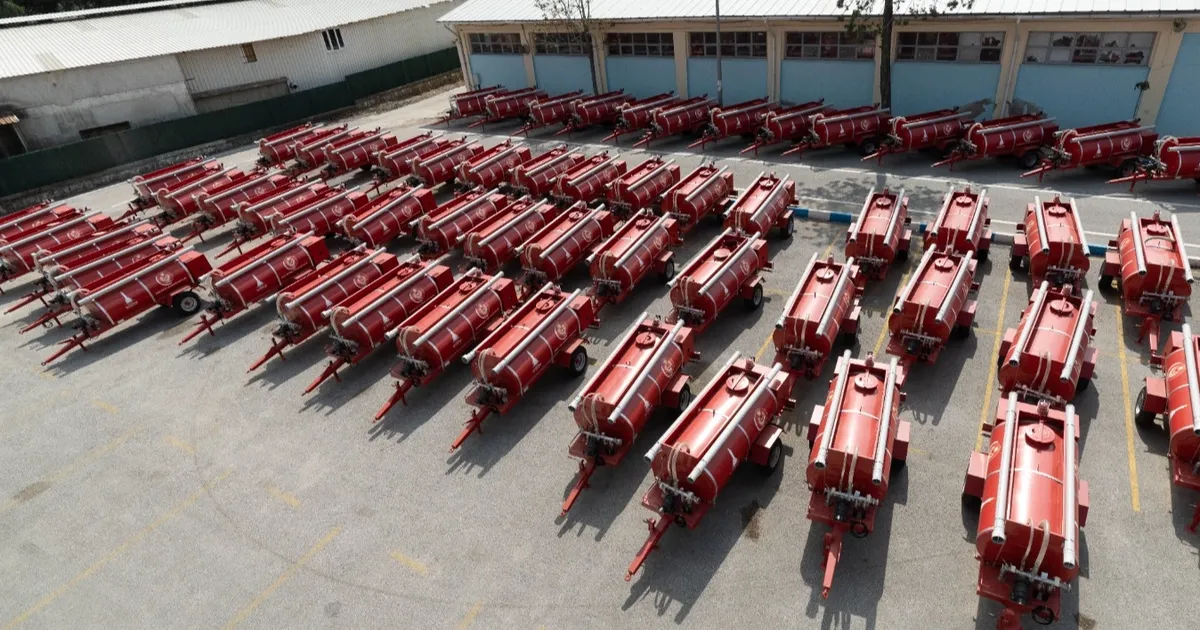 İzmir Büyükşehir’in kırsaldaki tankerleri ormanları kurtarıyor