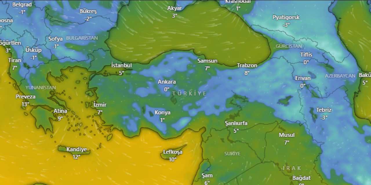 Kar İstanbul’un kapısında göründü: Meteoroloji ‘kuvvetli’ notuyla il il uyardı