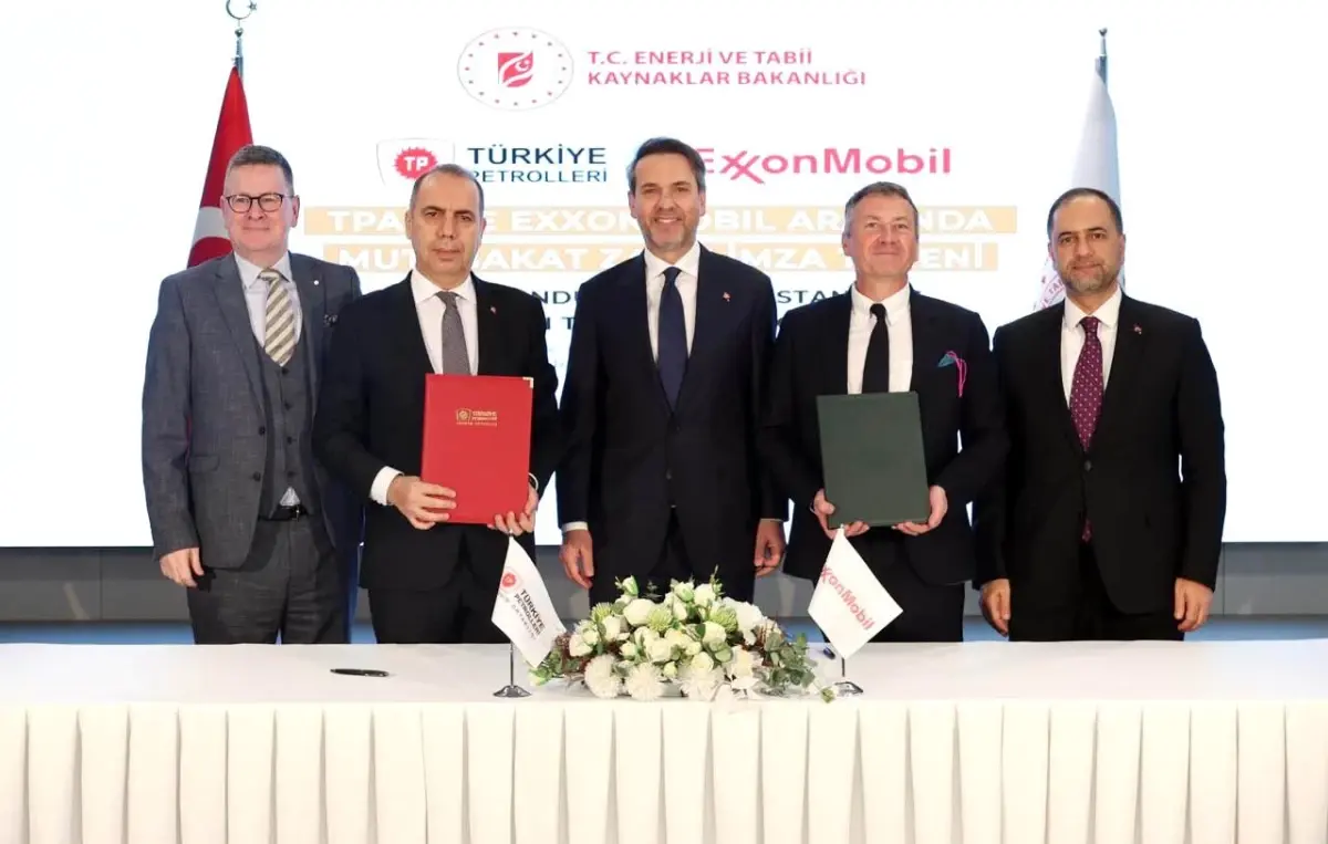 TPAO ile ExxonMobil Arasında Petrol Anlaşması