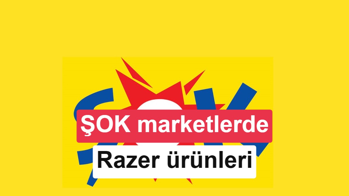 ŞOK marketlerde Razer ürünleri ve PS 5 dijital sürüm var